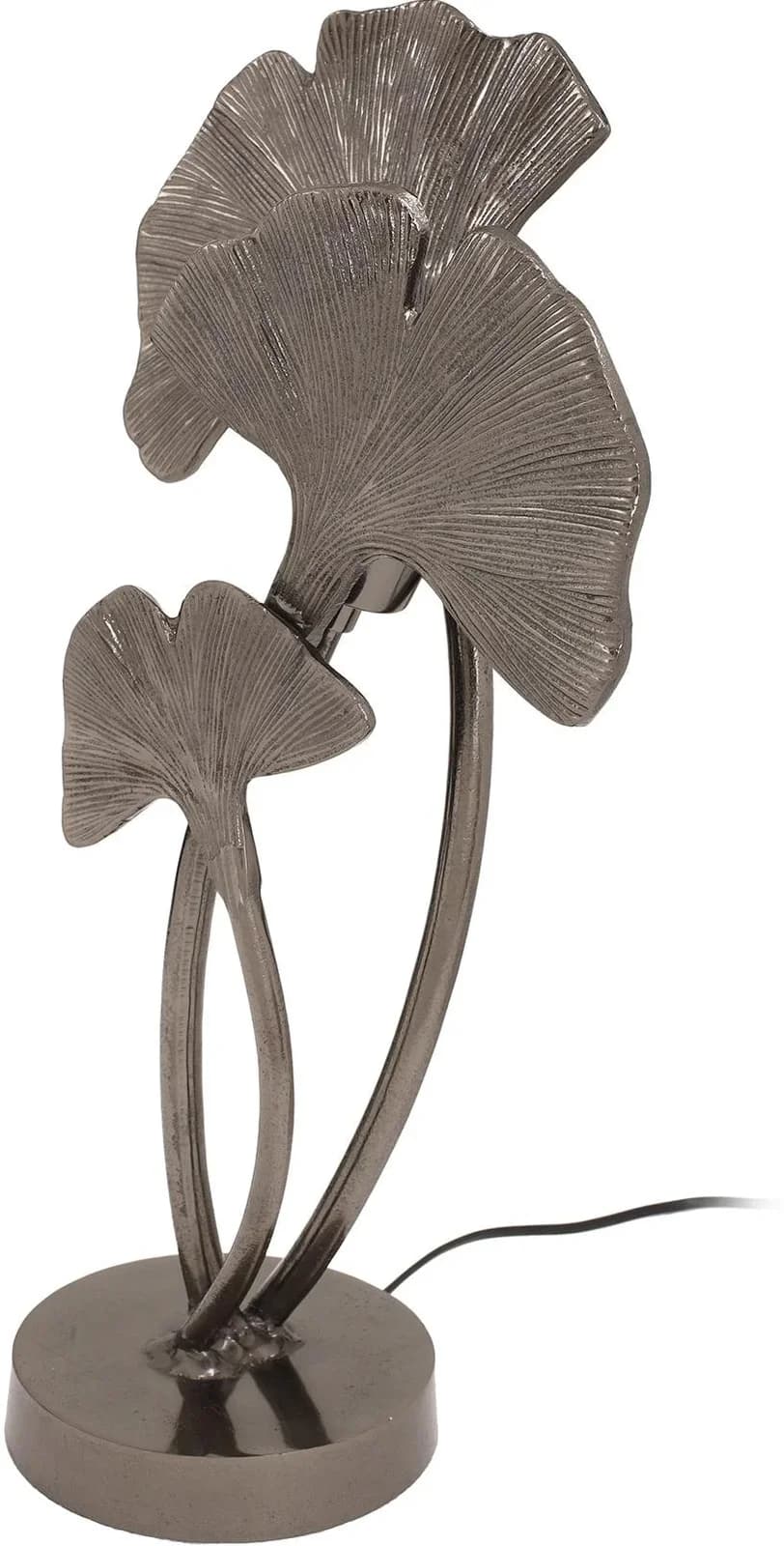 KAYOOM Tischleuchte Bailey Schwarz Ginkgo-Blatt Design Aluminium
