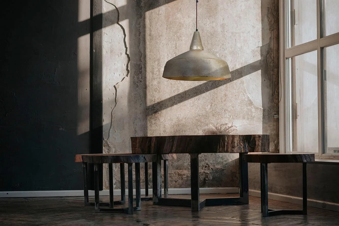 KAYOOM Hängeleuchte Harlow Gold Industrial Design E27