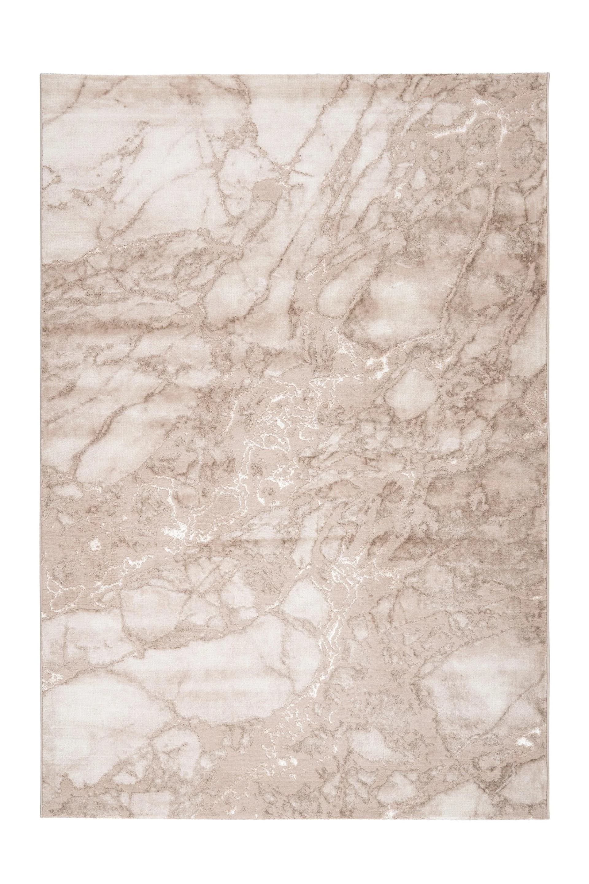 Kayoom Mineral 425 Kurzflorteppich Beige Polypropylen