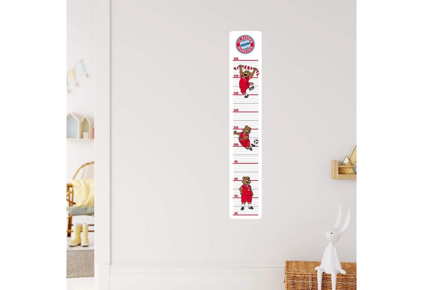 FC Bayern München Messlatte Bernie Wandsticker