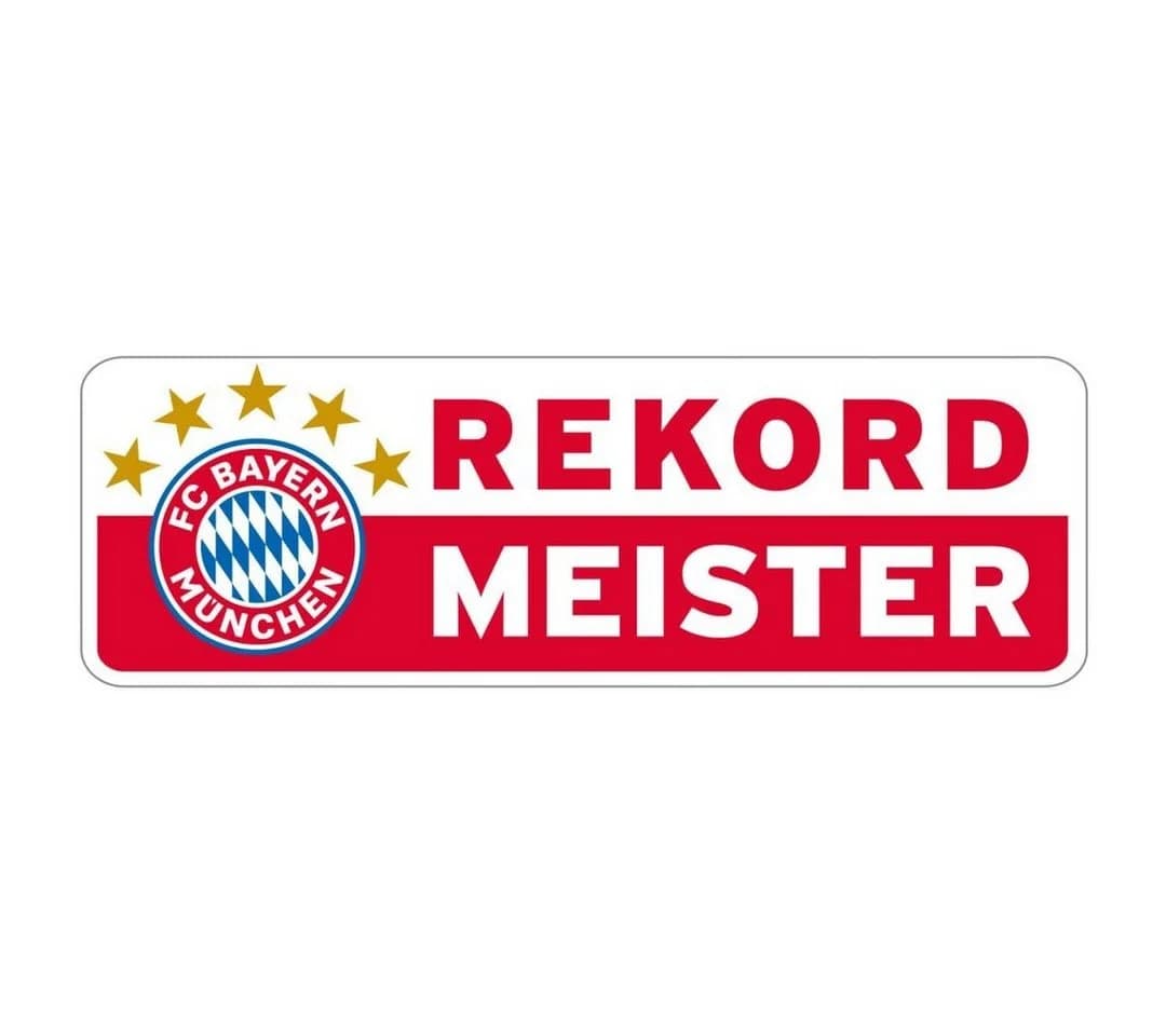 FC Bayern München Wandtattoo Fußball Wandsticker FCB Logo Sterne
