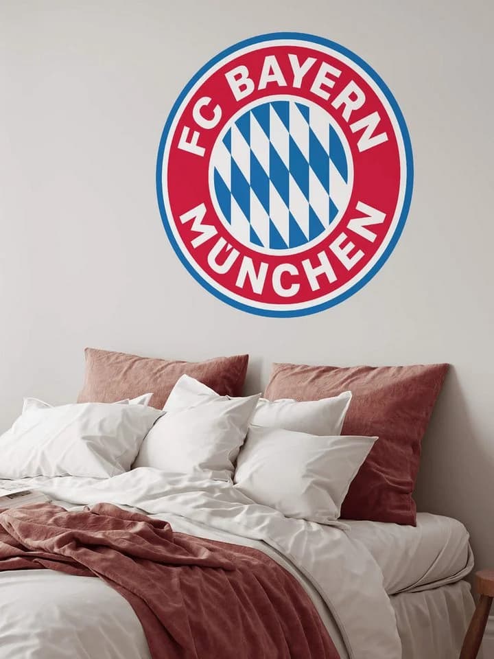 FC Bayern München Wandtattoo XXL Bilder-Collage Rot