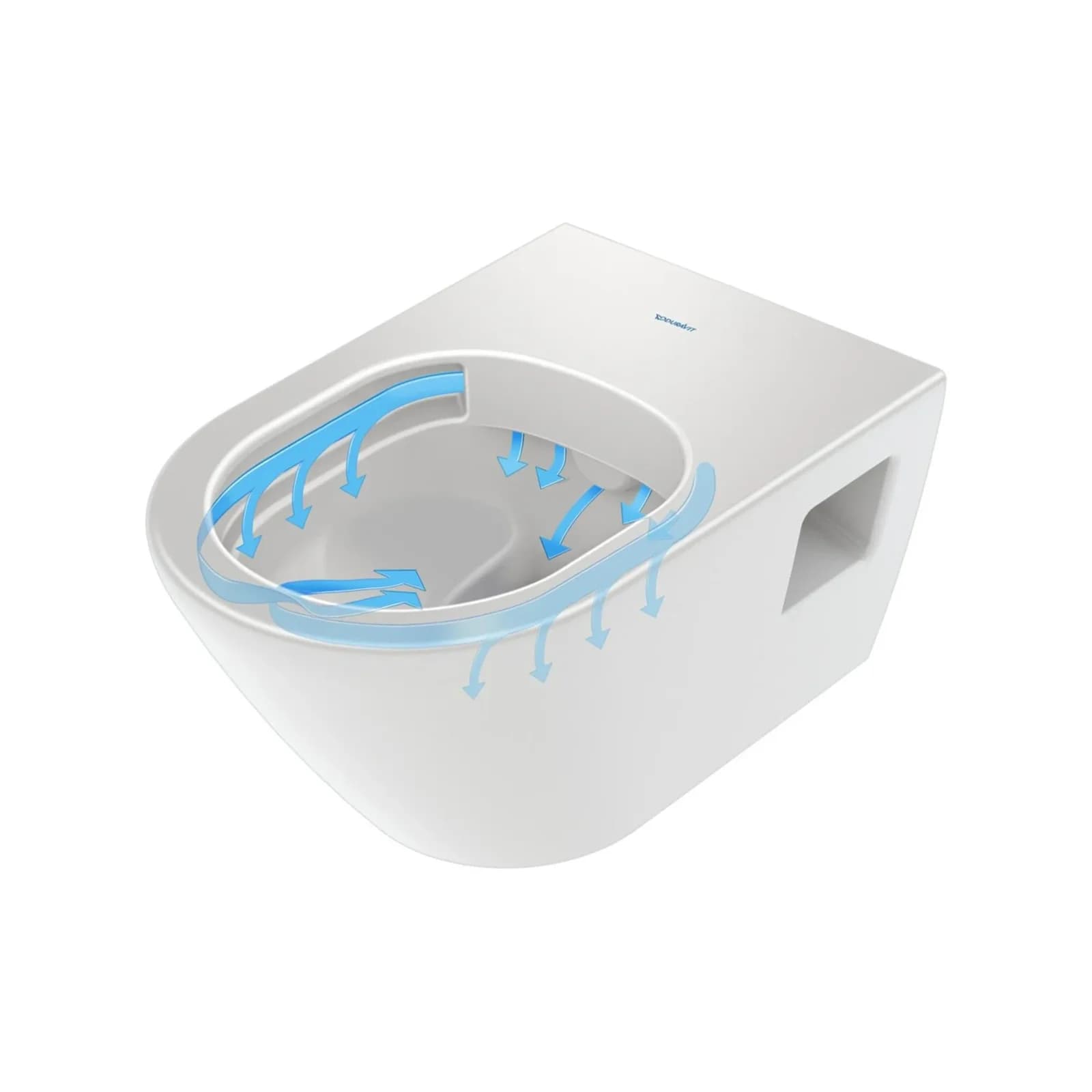Duravit D-Neo Wand-Tiefspül-WC 2578090000 Rimless UWL Klasse 1 Weiß