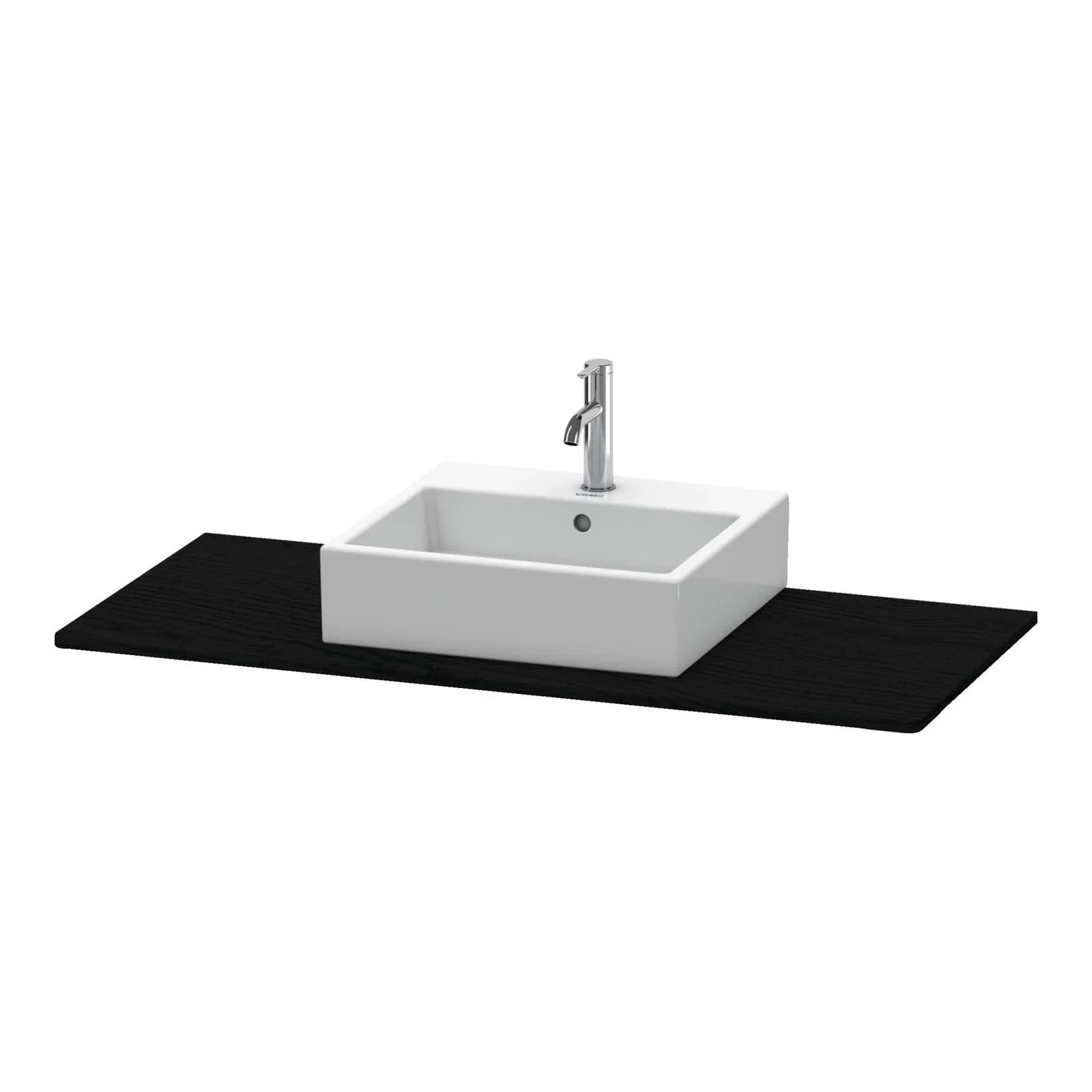 Duravit XSquare Konsole Eiche Schwarz Matt
