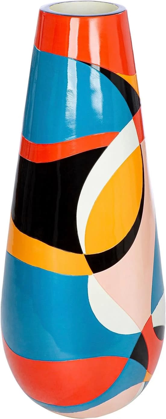 GILDE Bodenvase Levy 92 cm Kunstharz Modern