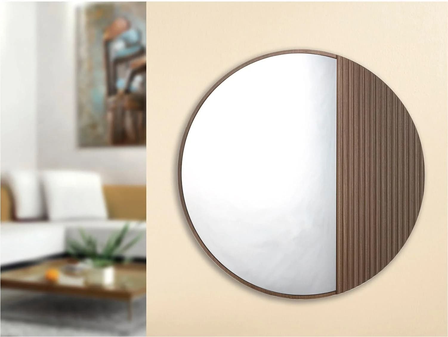 Wandspiegel Living Braun CASABLANCA BY GILDE