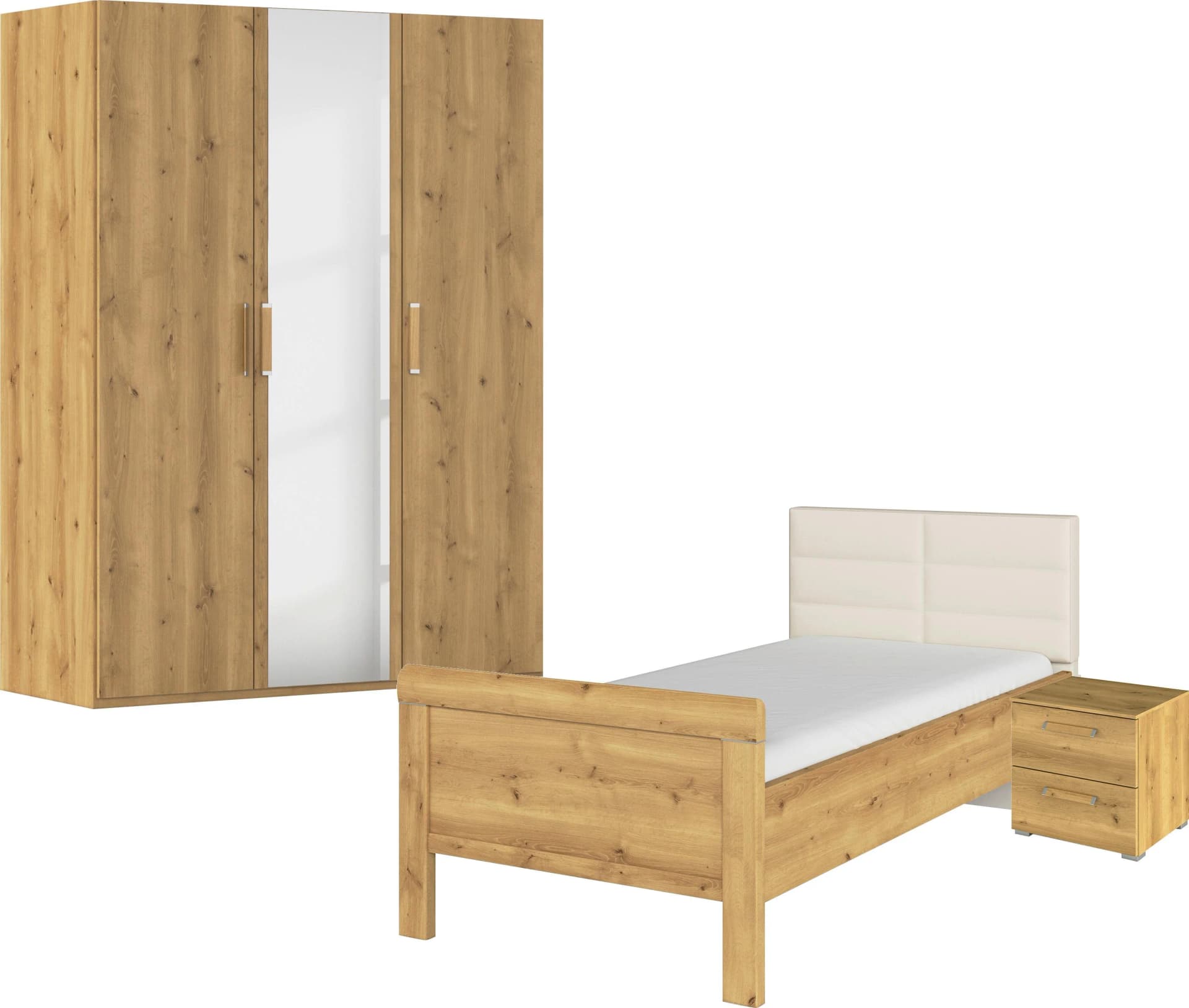 Schlafzimmer-Set RAUCH Evelyn Braun Holzwerkstoff