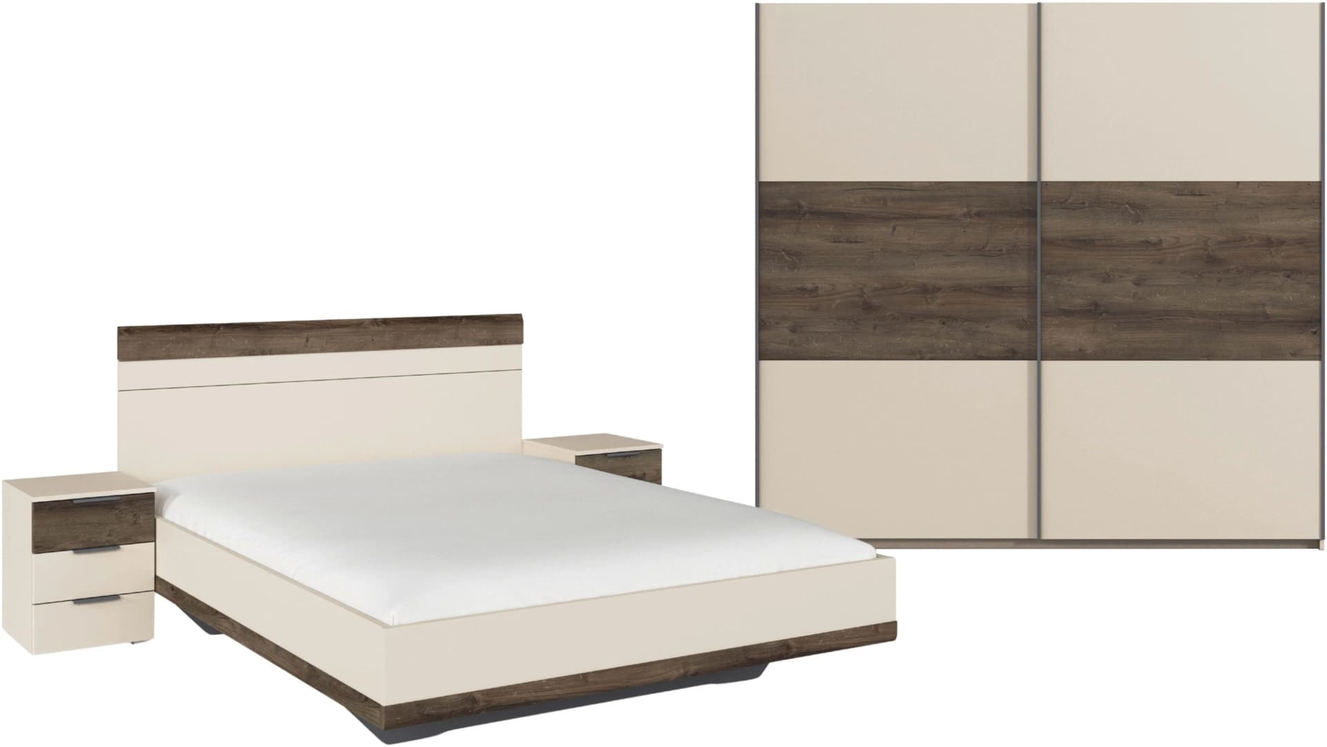 Schlafzimmer-Set RAUCH Komplettschlafzimmer 4-teilig Holzwerkstoff