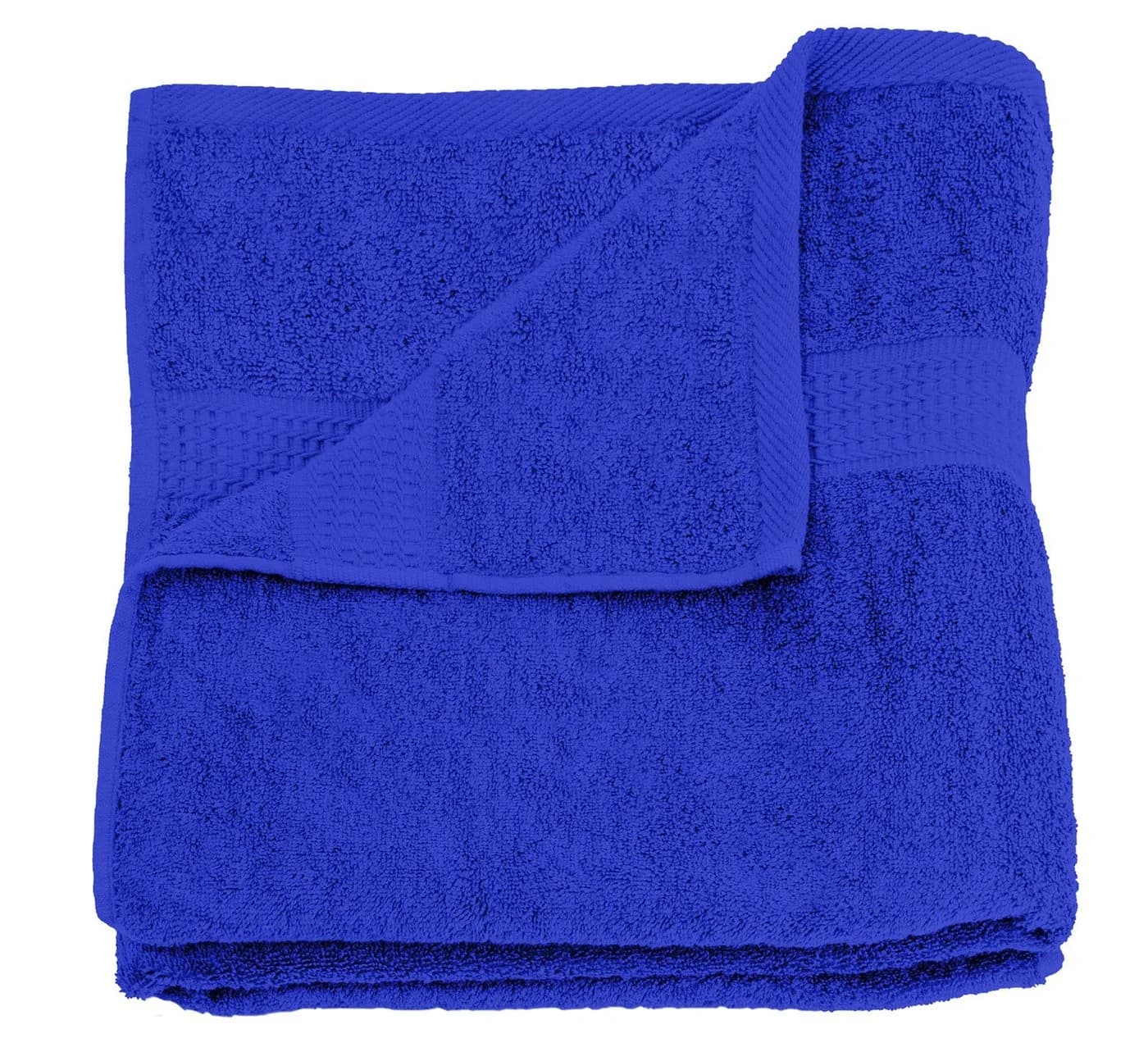 One Home Duschtuch Royal Frottee 2-Stück Blau Modern Bordüre