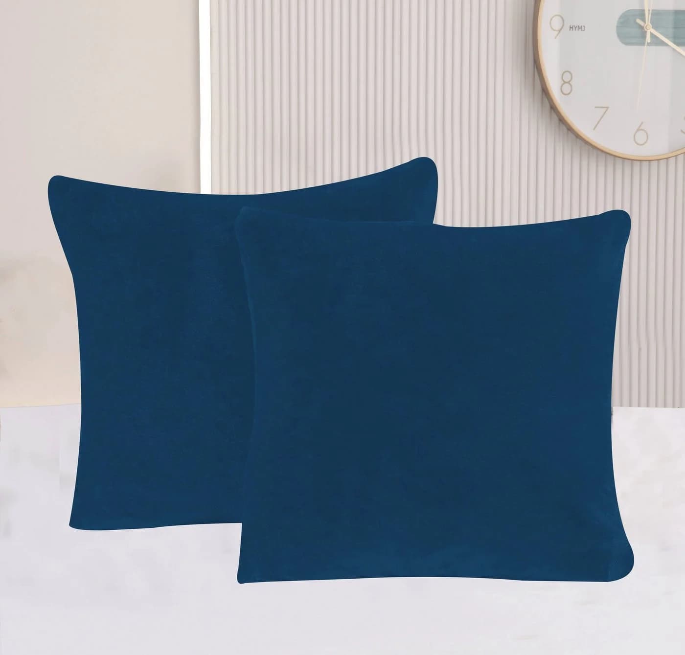 One Home Kissenbezüge Winter Cashmere Touch Unifarben, 2 Stück, Teddy Plüsch