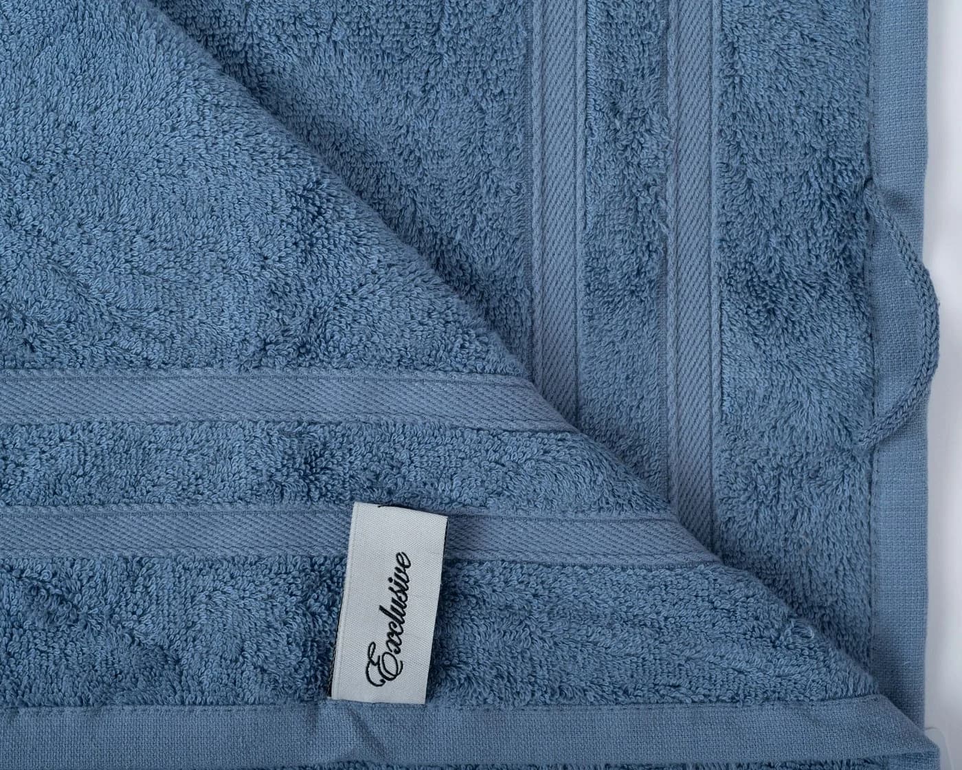 One Home Saunatuch Komfort Frottee 70x200 cm Blau