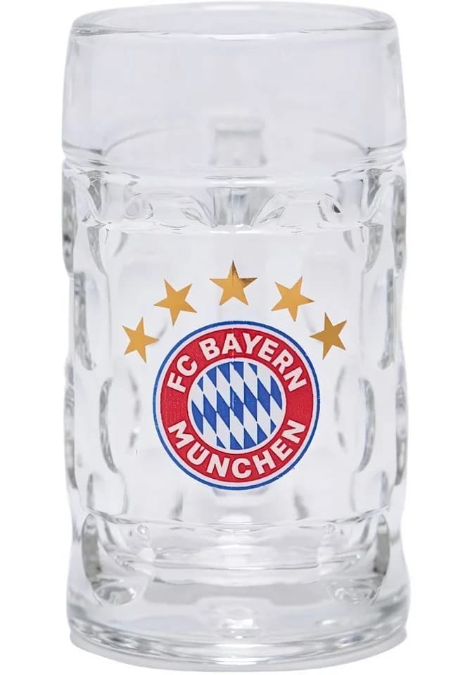 FC Bayern München Schnapsglas mit Logo und Sternen