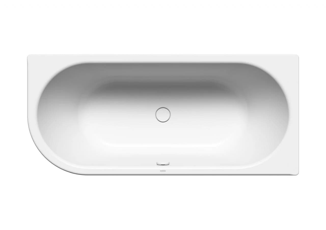Kaldewei CENTRO DUO 1 LINKS Badewanne 1800x800 mm Schwarz Matt