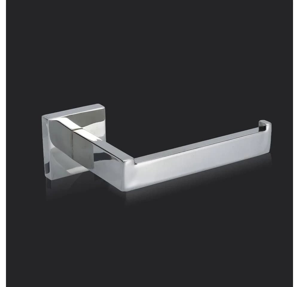 Intirilife Toilettenpapierhalter Silber Edelstahl zum Bohren