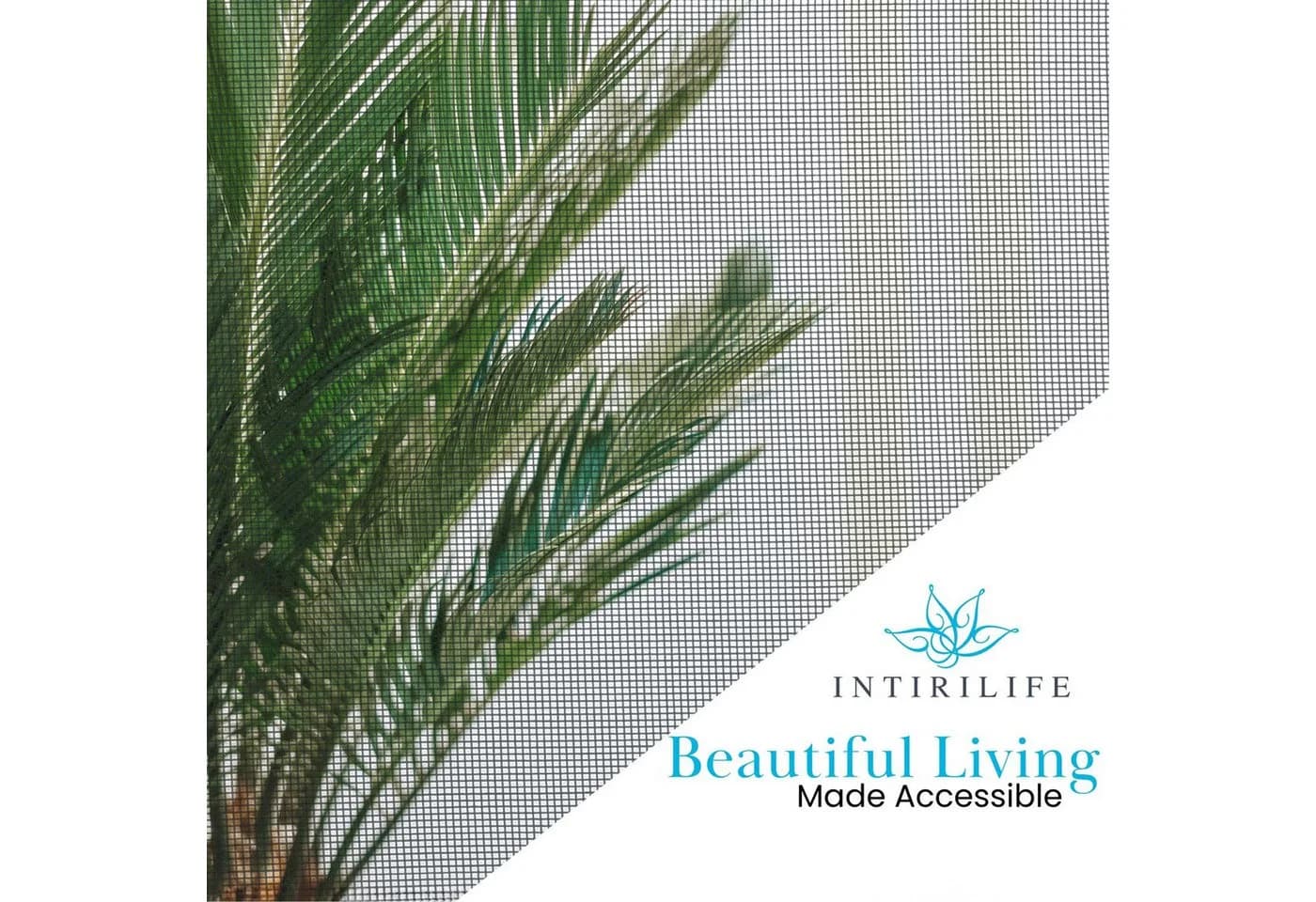 Intirilife Moskitonetz Fiberglas Schwarz Meterware