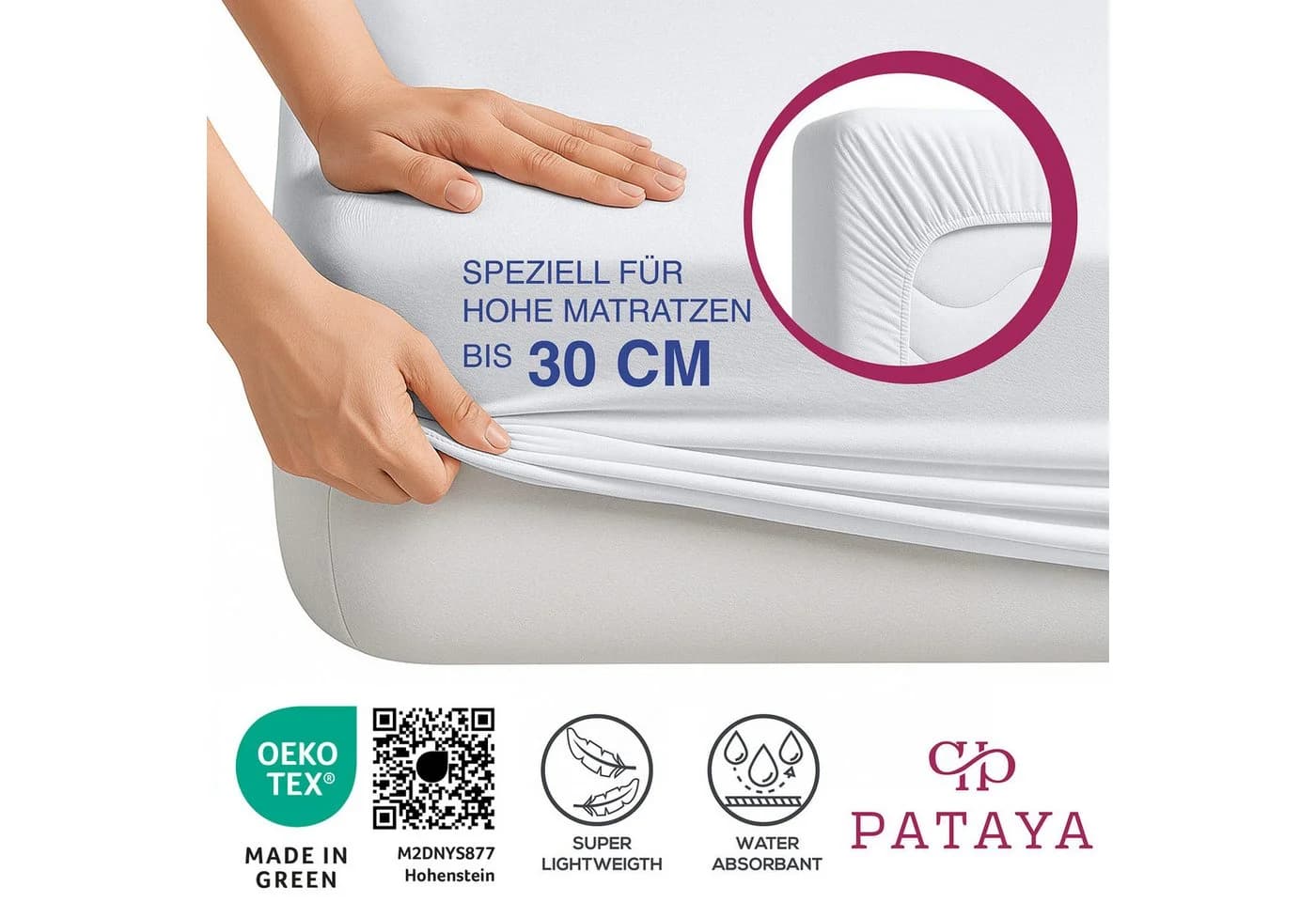 Pataya Matratzenschoner Wasserdicht & Atmungsaktiv