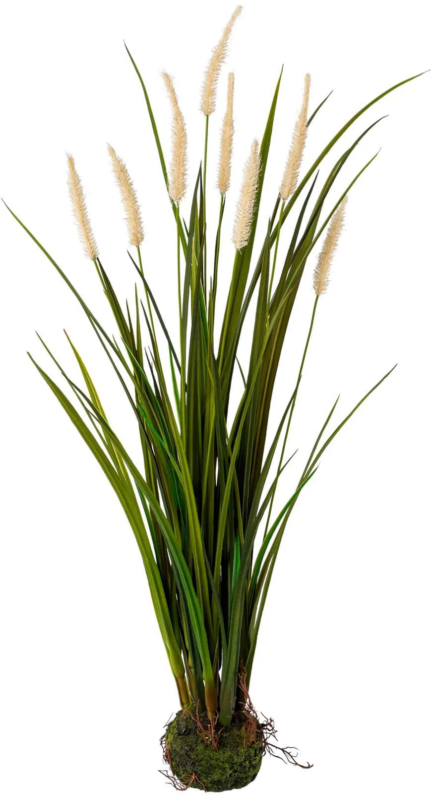 Creativ Green Kunstgras Miscanthus Grasbusch Creme
