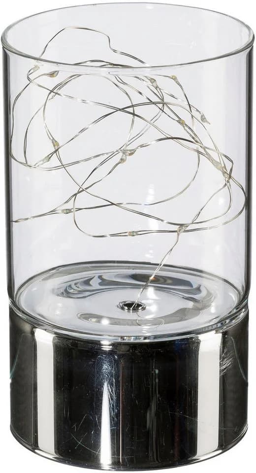 LED-Dekofigur Creativ Home Dekosäule Klar mit LED-Beleuchtung
