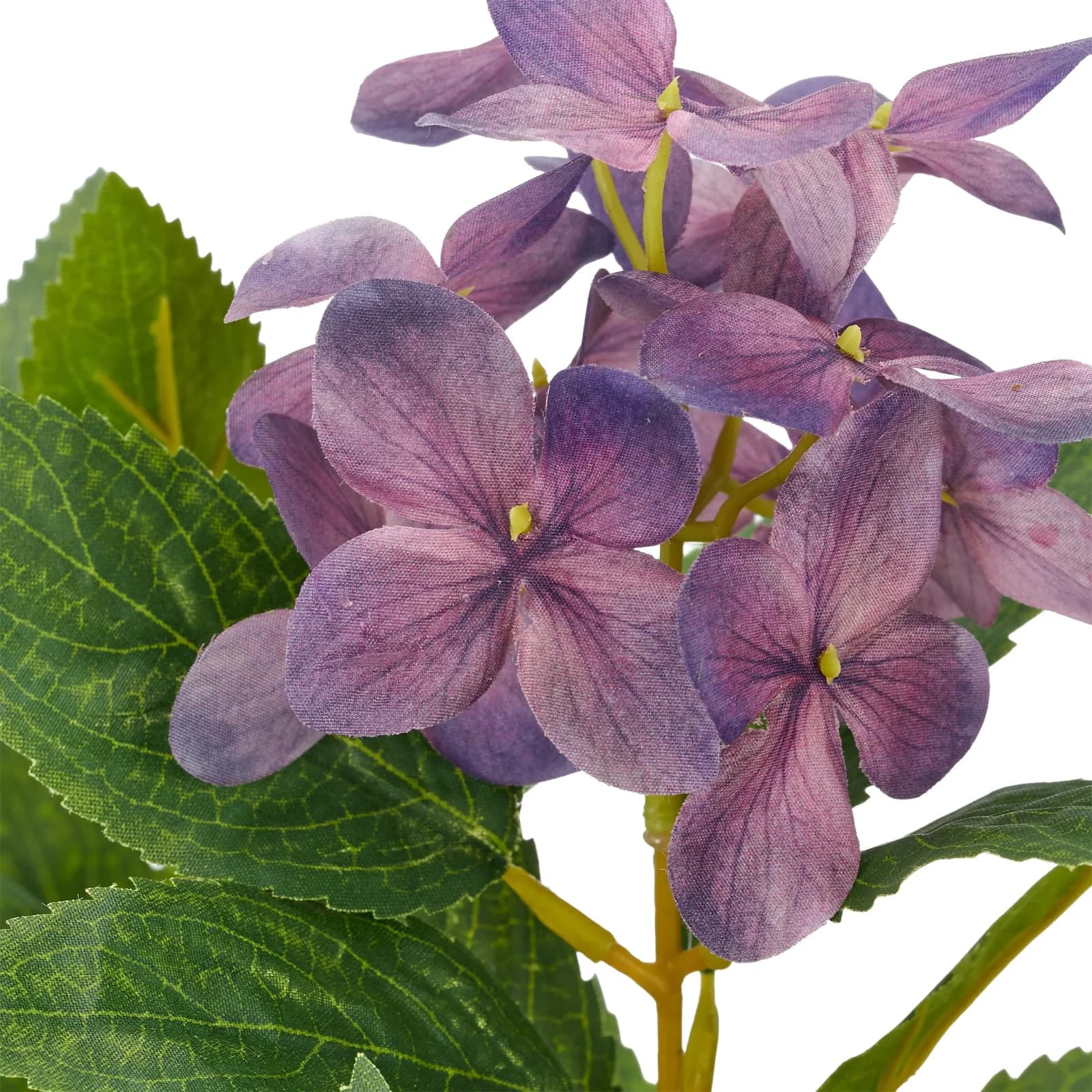 CREATIV GREEN Kunstpflanze Hortensie paniculata Lila mit Übertopf