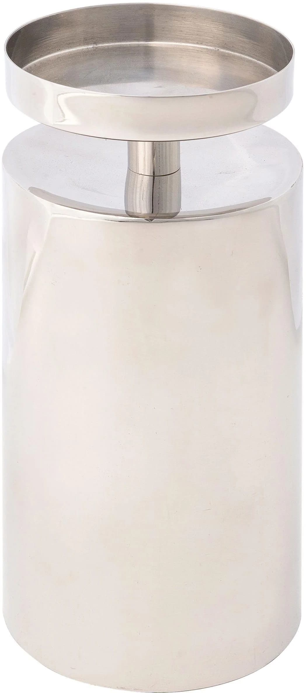 Kerzenhalter CREATIV DECO Silber Edelstahl 20,5cm