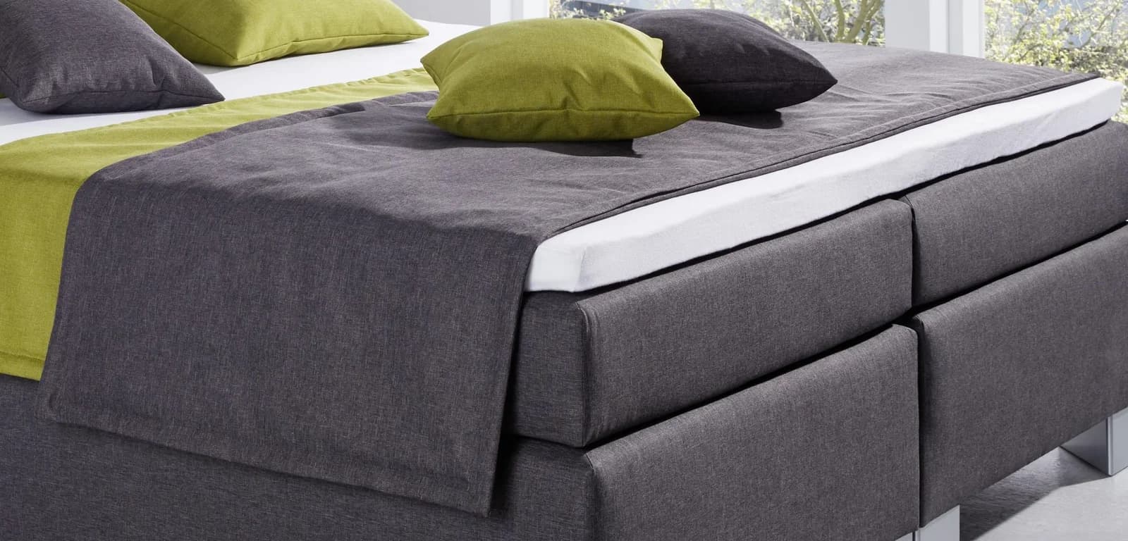 HAPO Tagesdecke Plaid Anthrazit Polyester Vließwatte