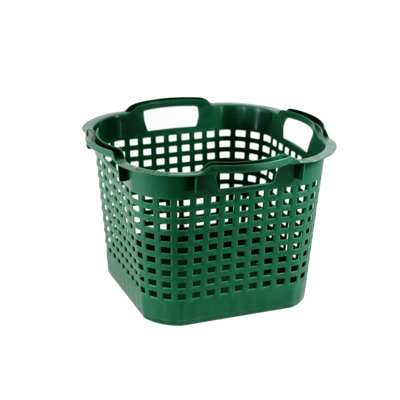 GreenLife Stapelkorb 25 kg 3er-Set Grün 45° Drehmechanismus