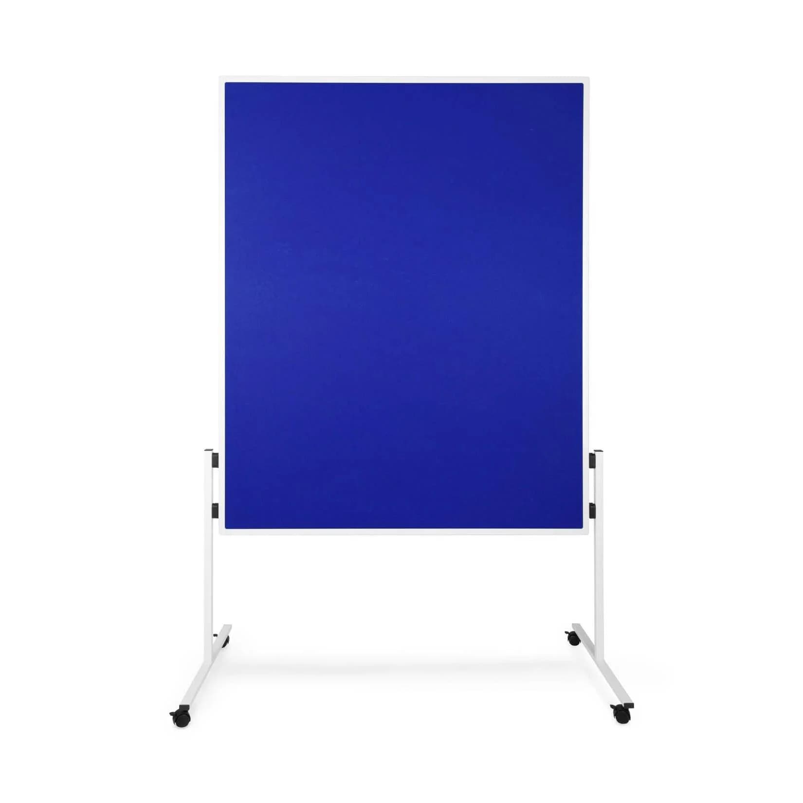 Office Marshal Filz-Moderationstafel Einteilig Mit Rollen 150 x 120 cm