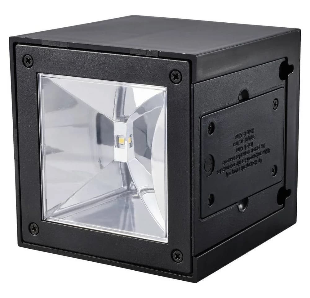 Sygonix Solar-Außenwandleuchte Schwarz Modern IP44