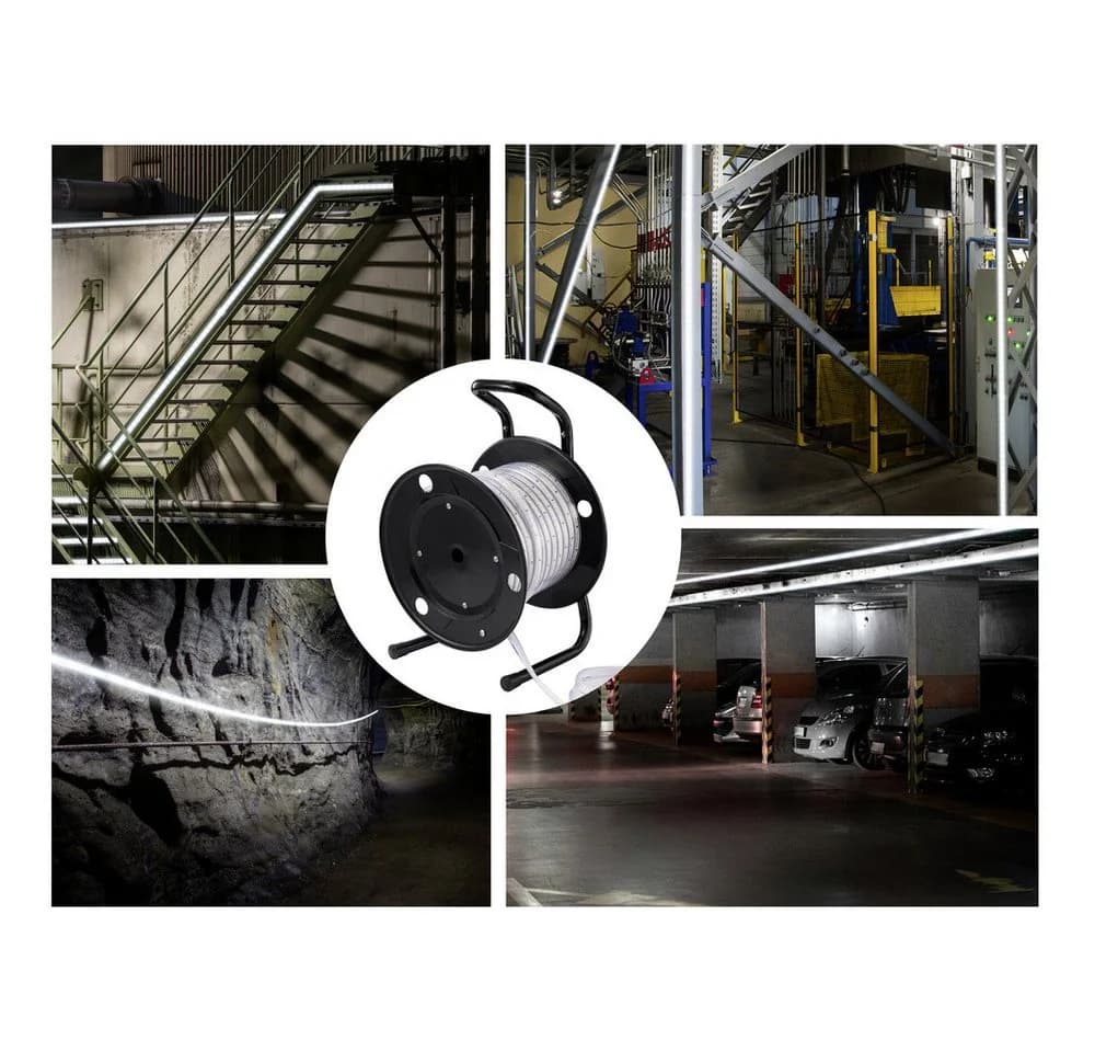 Sygonix LED-Streifen 25m Kaltweiß mit Stecker
