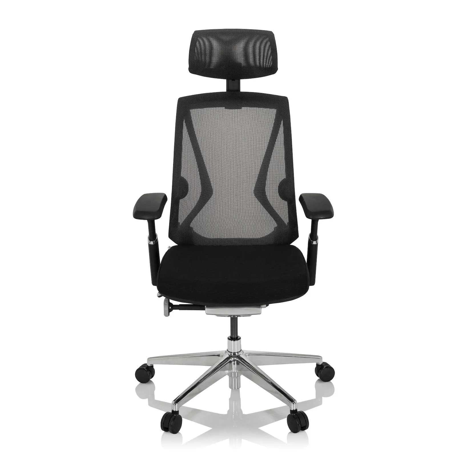 hjh OFFICE Bürostuhl INSPERO Stoff/Netzstoff mit Armlehnen
