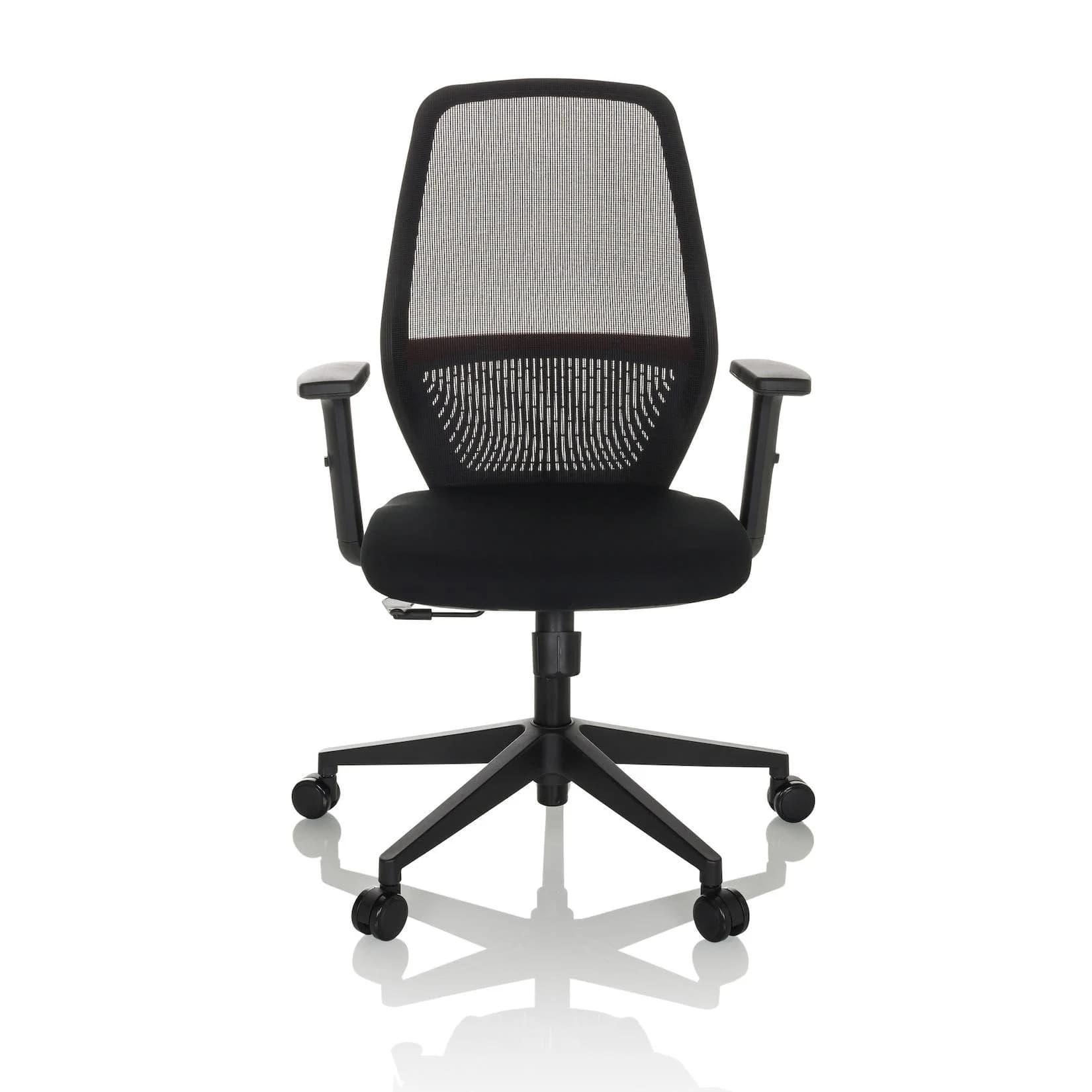hjh OFFICE Profi Bürostuhl CARLOW I Stoff mit Armlehnen und Synchronmechanik