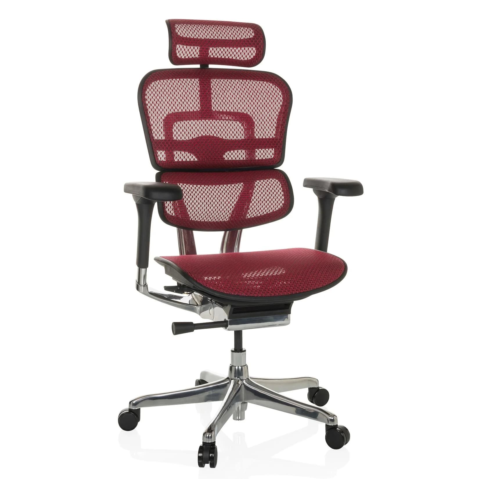 hjh OFFICE Luxus Chefsessel ERGOHUMAN GEN2 Netzstoff mit Armlehnen höhenverstellbar