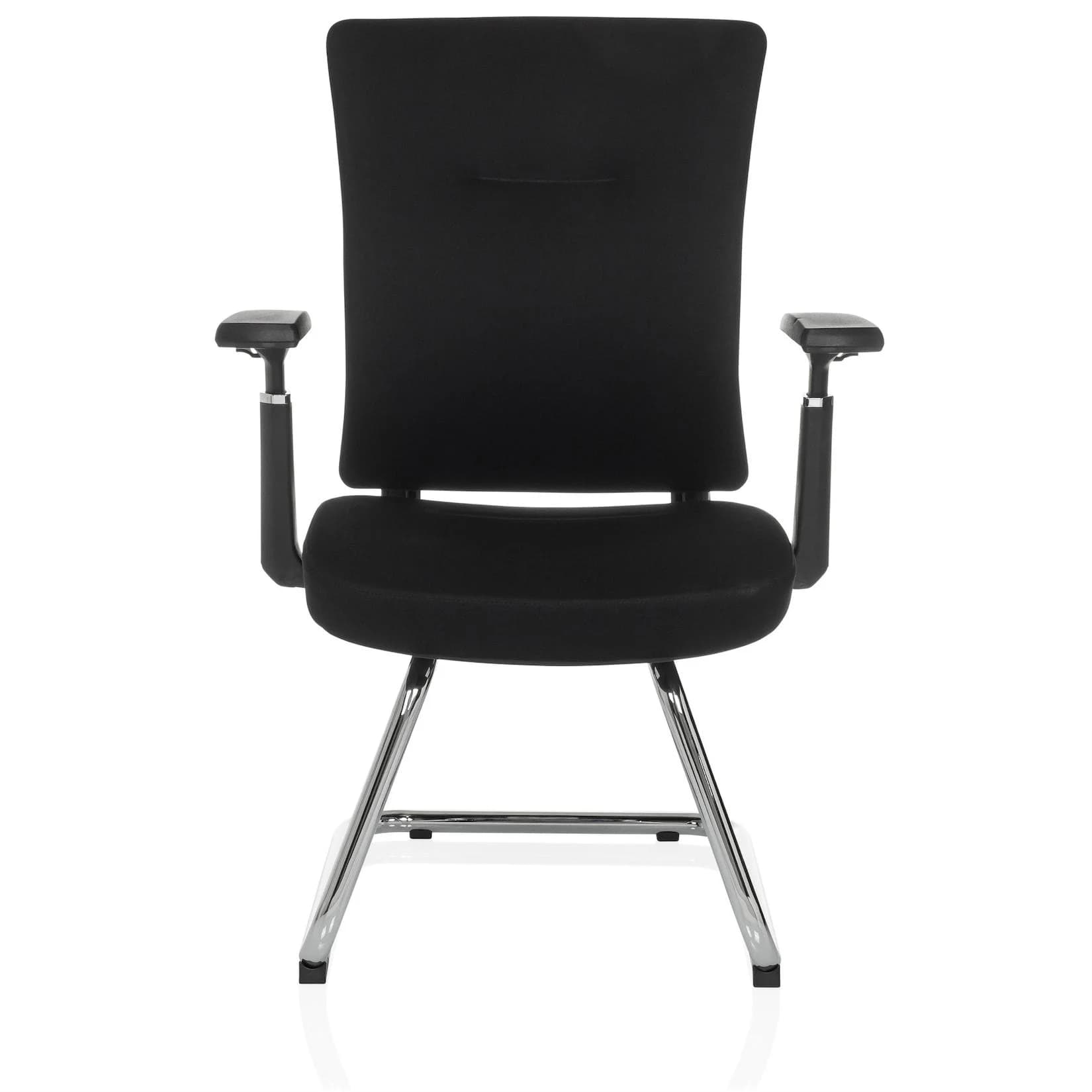 hjh OFFICE Freischwinger CAPTIVO PRO V Stoff mit Armlehnen höhenverstellbar