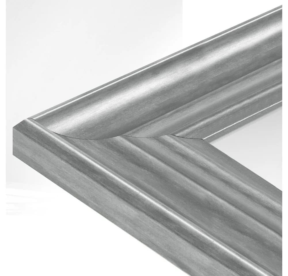 WANDStyle Wandspiegel H240 Silber Kunststoff Modern