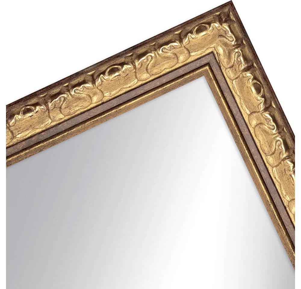 WANDStyle Wandspiegel H215 Gold Kunststoff Antik