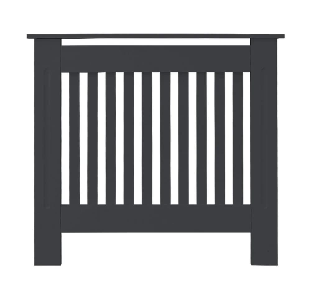 ML-DESIGN Heizungsverkleidung Heizkörperabdeckung aus Holz Landhausstil Anthrazit