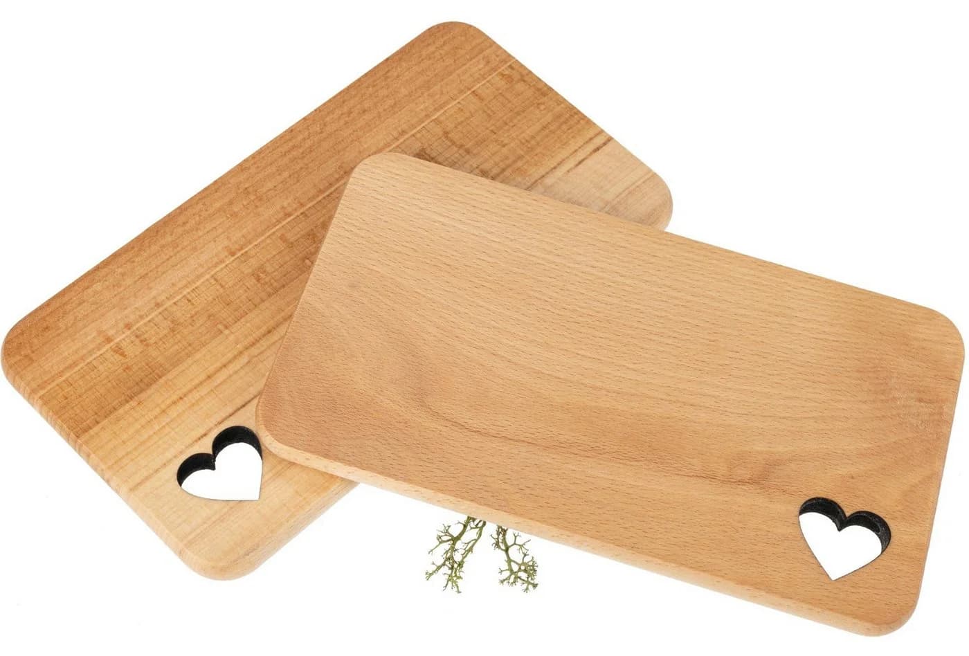 Holz Frank Frühstücksbrett Herz Buche massiv geölt