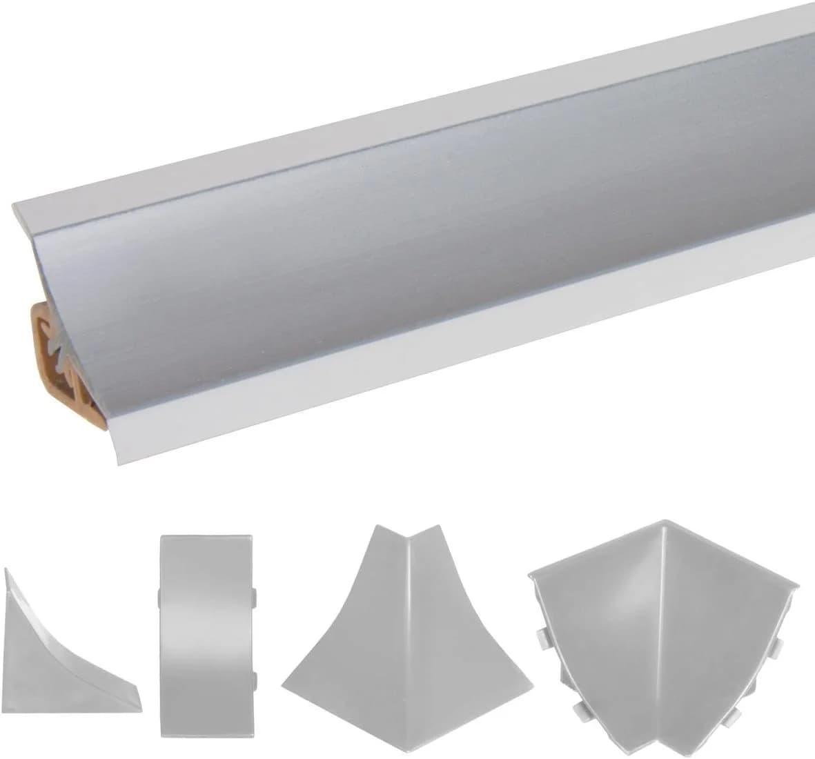 HOLZBRINK Küchenabschlussleiste Aluminium 23x23mm 50 cm