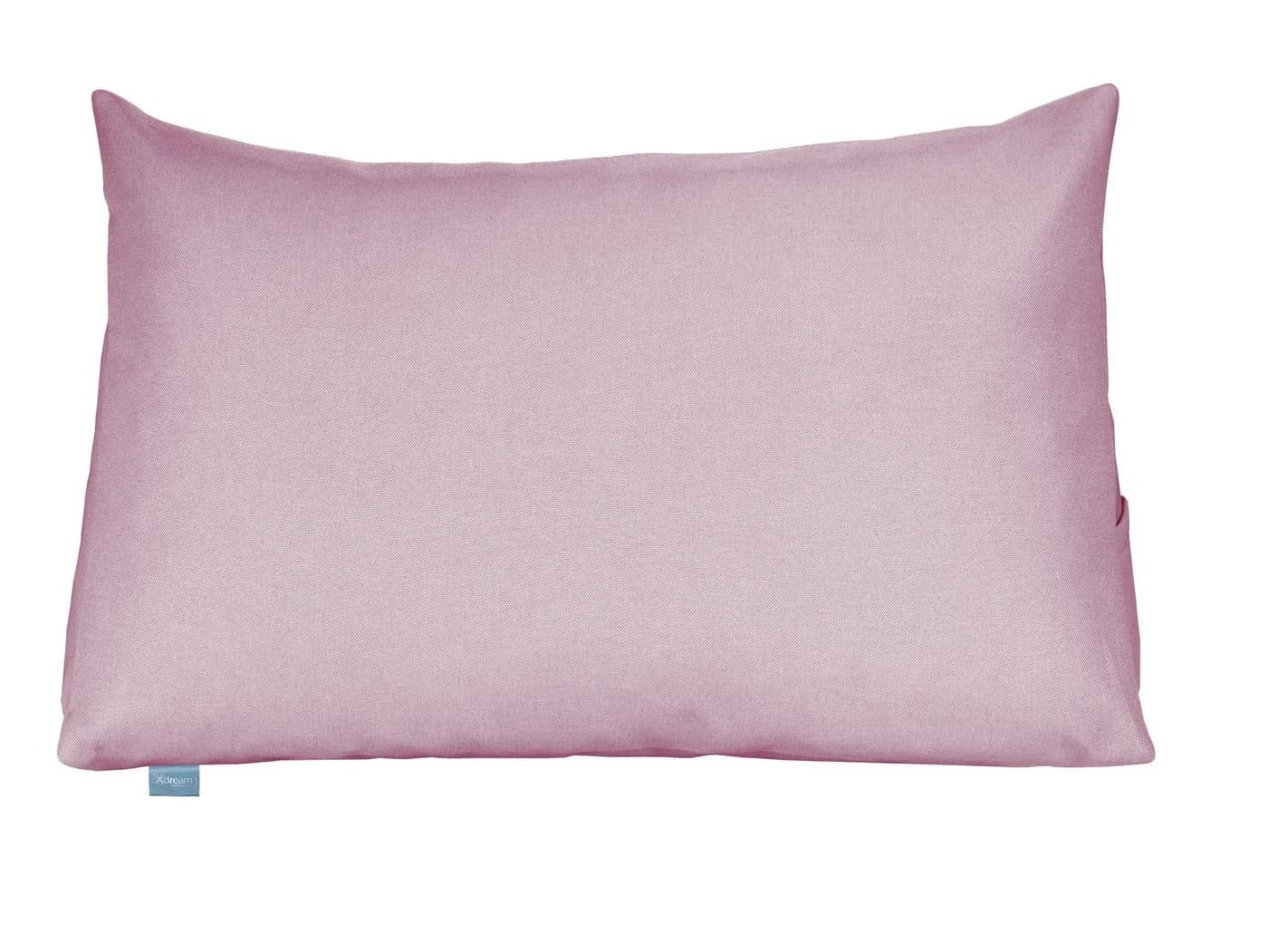 XDREAM Rückenkissen ergonomisches Keilkissen Rosa mit Seitenfach