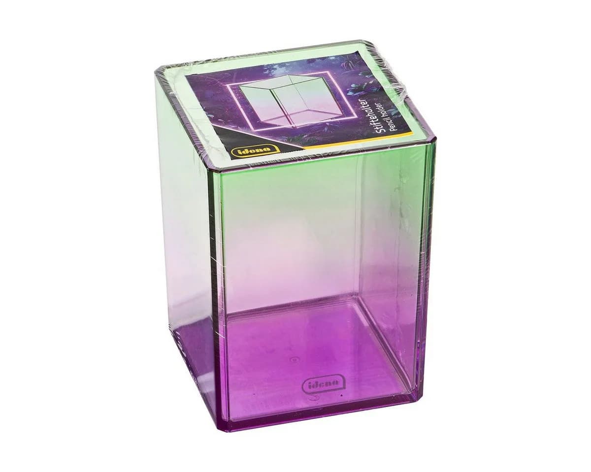 Idena Aufbewahrungsbox Stiftehalter Bicolor Acryl Pink/Grün