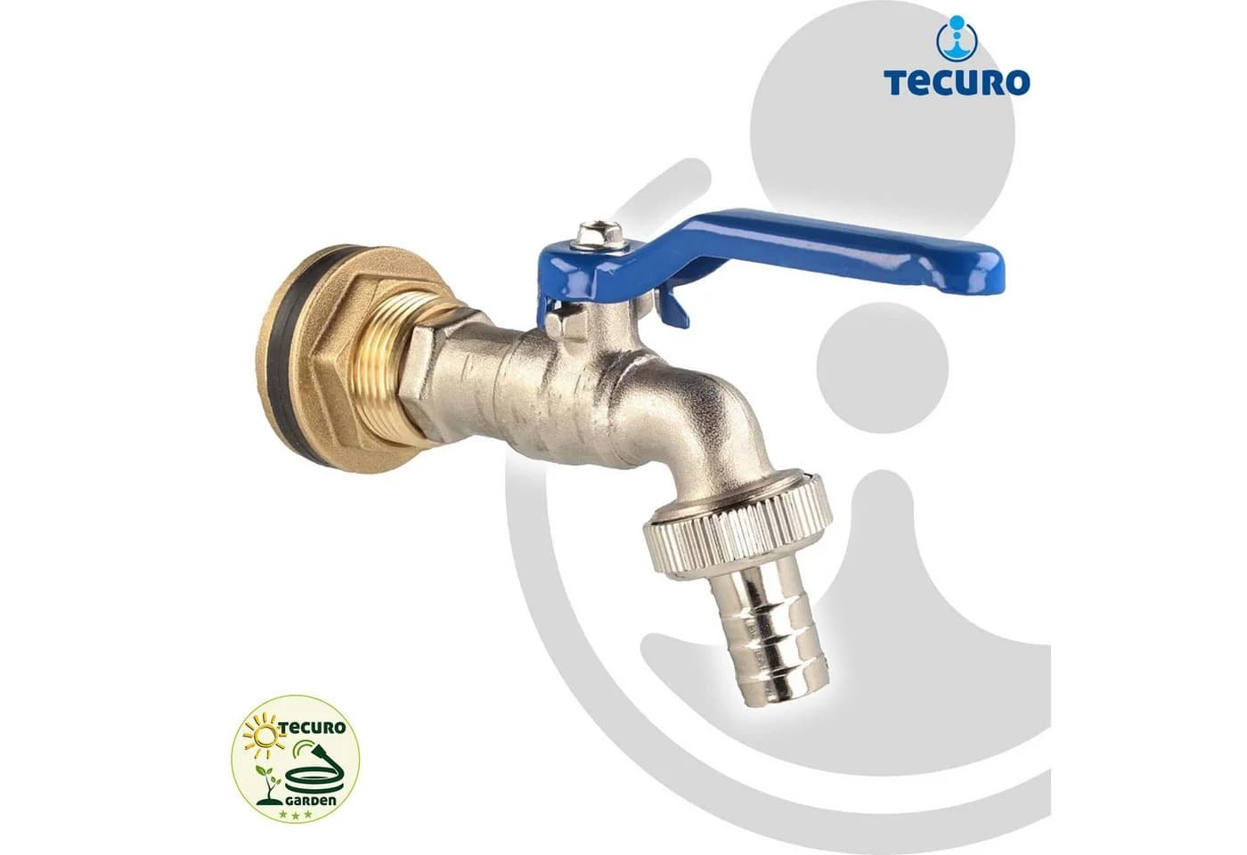 tecuro Kugelauslaufventil für Regentonne Wassertank