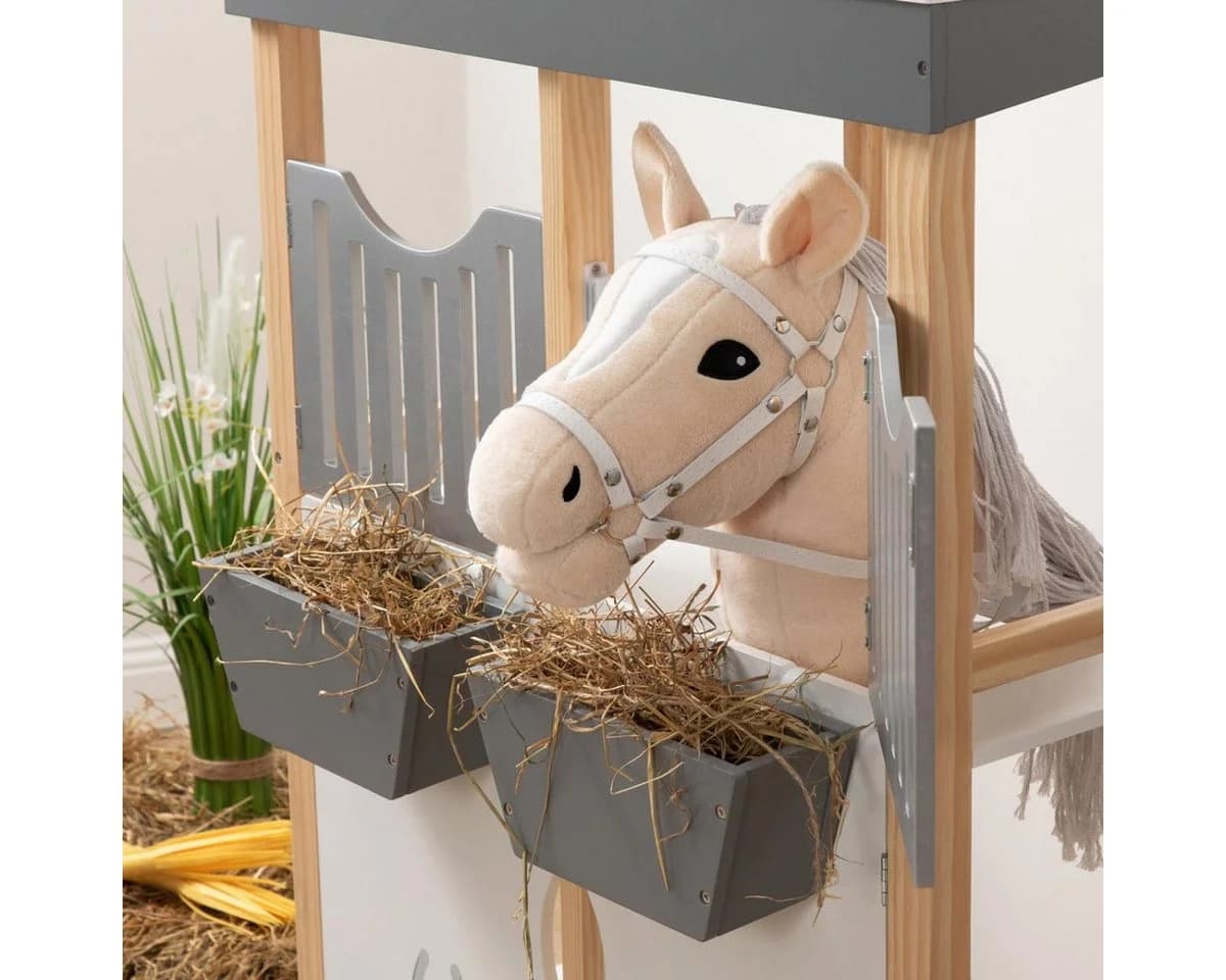 ELLA & PIET® Steckenpferd Hobby Horse TOFFEE Beige mit Tasche