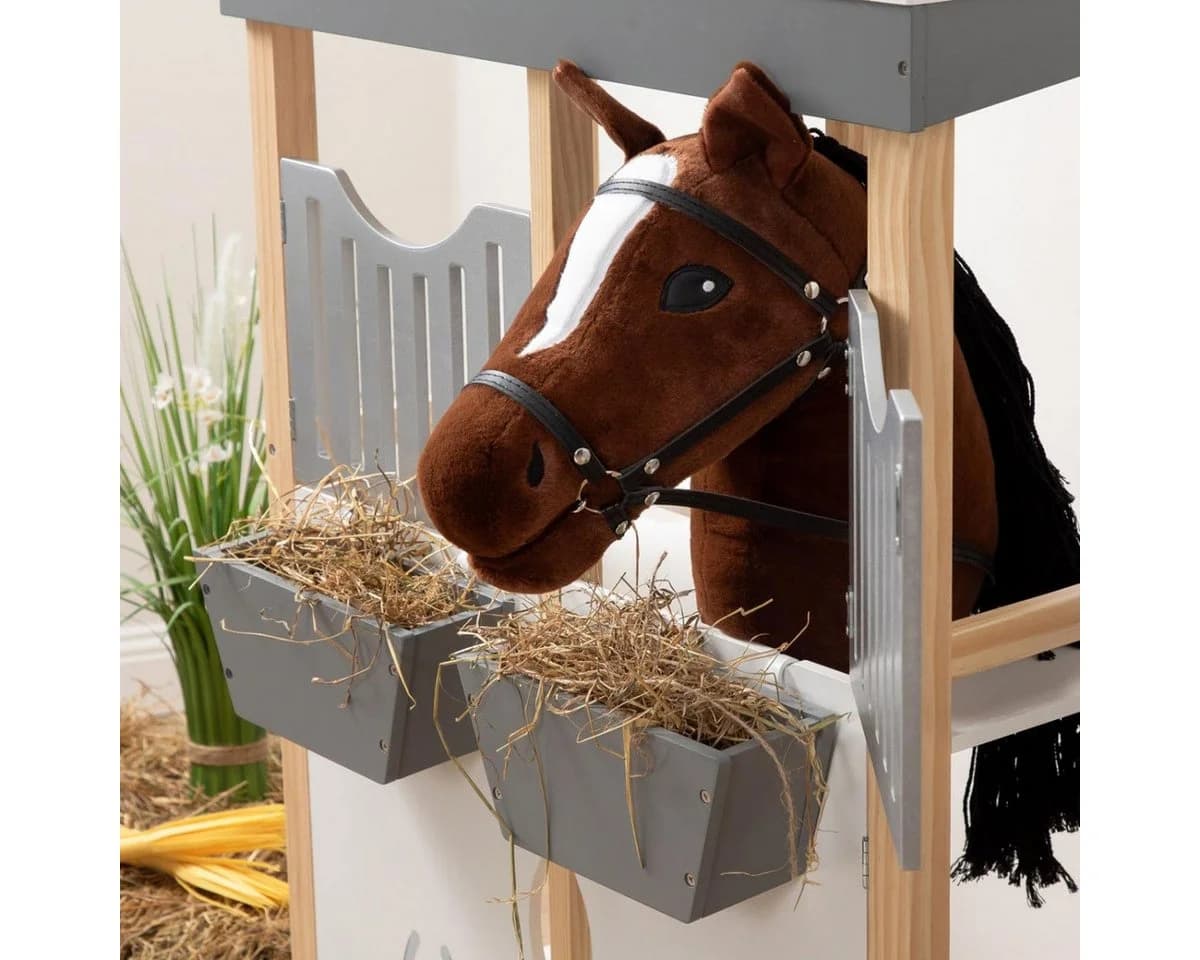 ELLA & PIET® Steckenpferd Großes Hobby Horse DONNA mit Tasche Braun