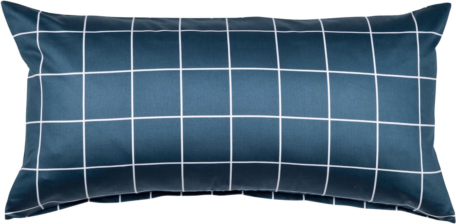Kissenbezug JANINE Mako-Satin Atlantik Blau 40x80 cm