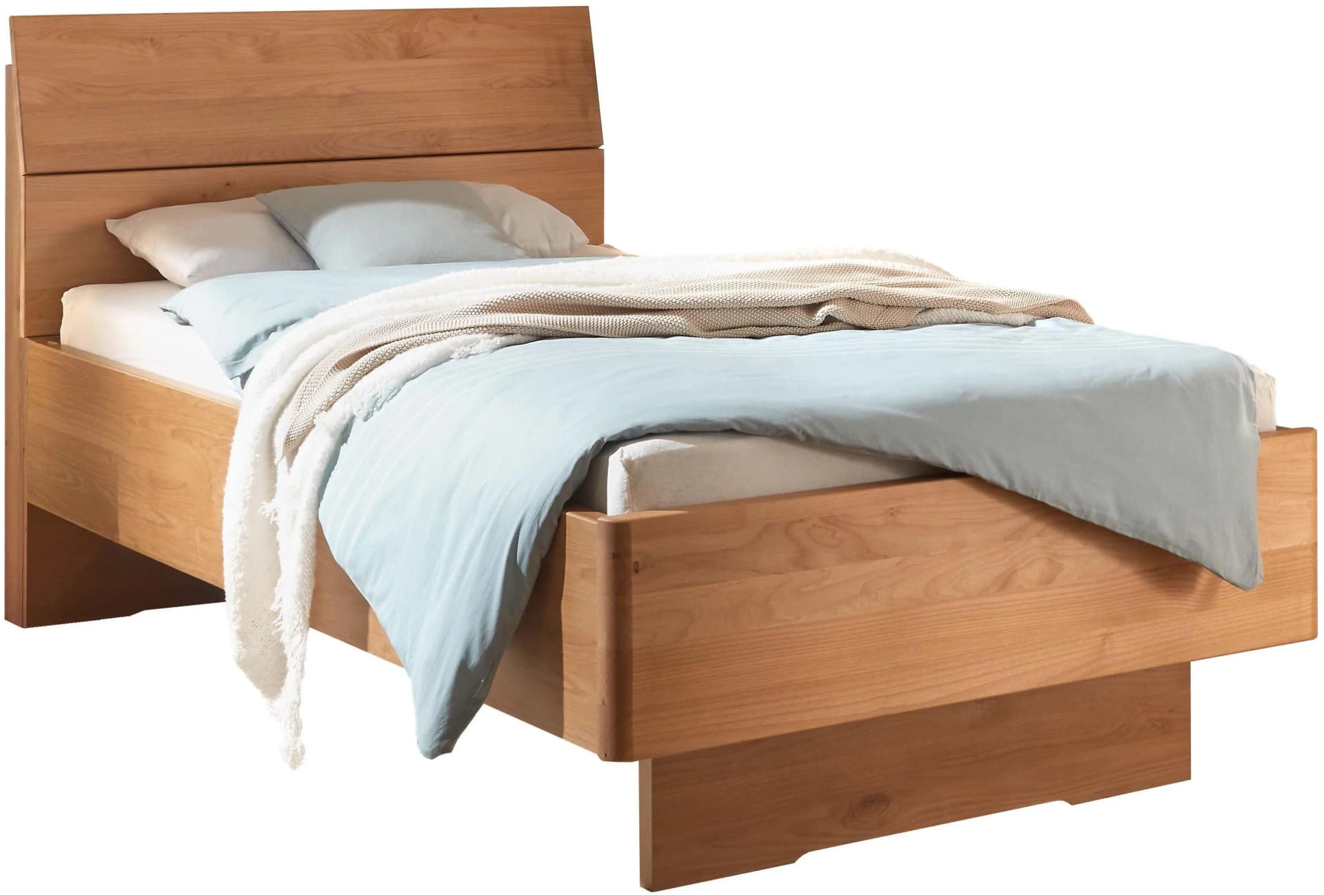 Holzbett WIEMANN Cardiff Teilmassiv Erle