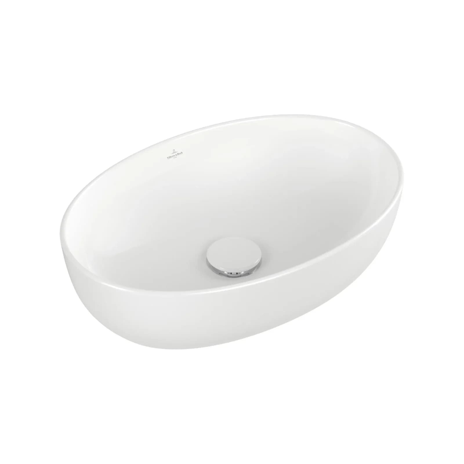 Villeroy & Boch Aufsatzwaschbecken Artis 480x325mm Oval Weiß Alpin