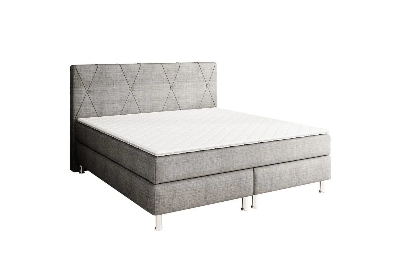 inter Boxspringbett Tokio mit 7 Zonen Taschenfederkernmatratzen inkl. Topper