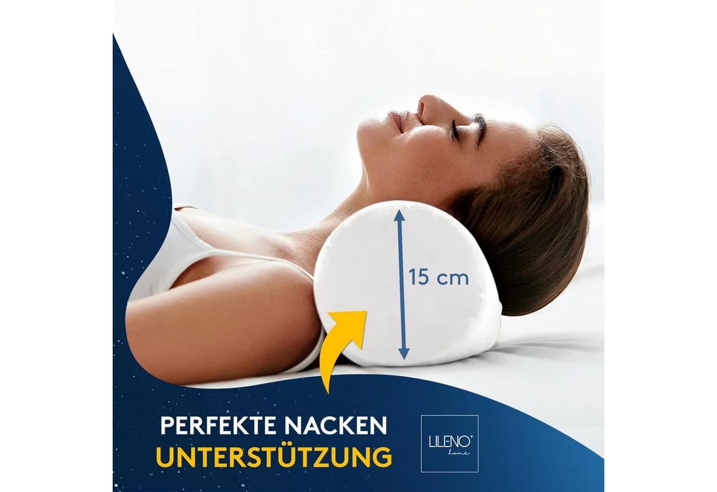 LILENO HOME Microfaserkissen 100% Polyester Allergikergeeignet