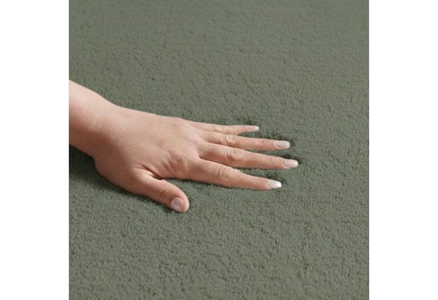 Carpetia Design Teppich Forest Grün Wellenform