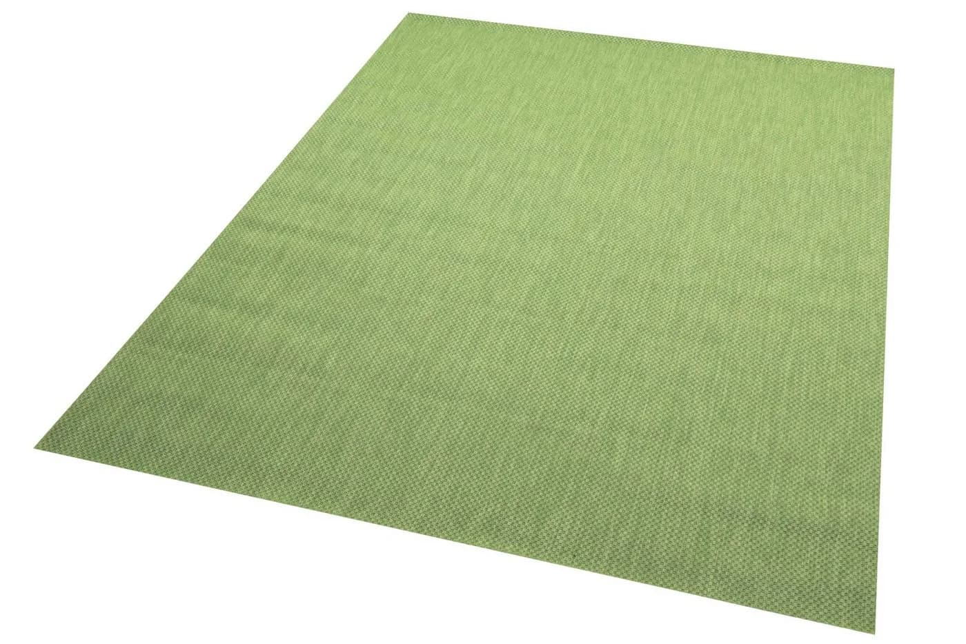 TeppichHome24 Outdoorteppich Unidesign Grün Polypropylen
